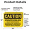 Signmission Designated Work Area Select Carcinogens Reproductive Hazards Caution Sign, Vinyl Dec24x18in, 2PK OS-2PACK-CS-D-1824-L-19138 - alternate 4